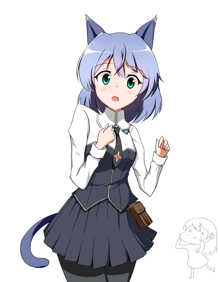 sanya v. litvyak and eila ilmatar juutilainen (world witches series and 1 more) drawn by 6954koiru
