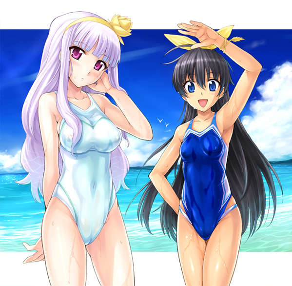 shijou takane and ganaha hibiki (idolmaster and 1 more) drawn by hidebou