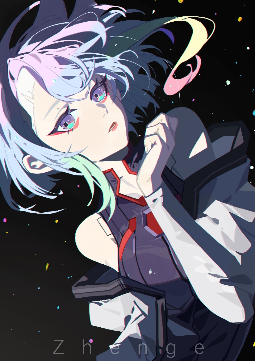 lucy (cyberpunk and 1 more) drawn by zhenge