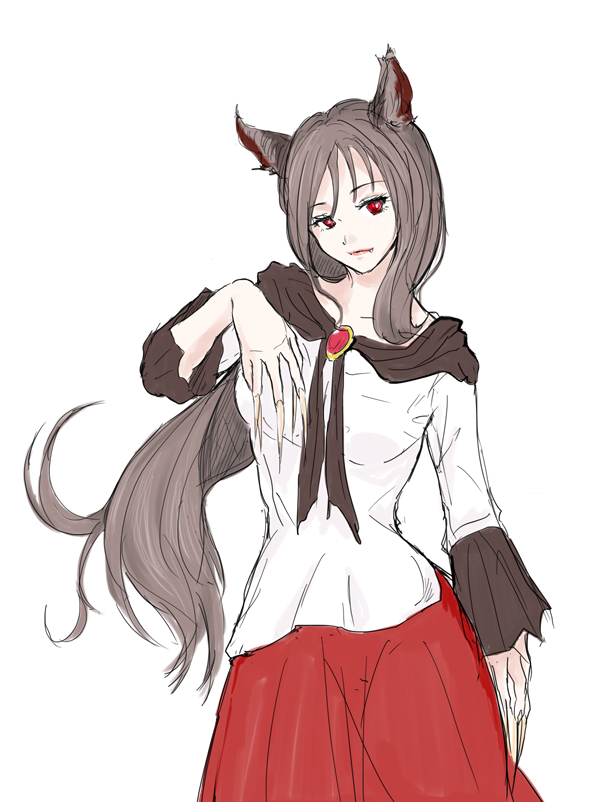 imaizumi kagerou (touhou and 1 more) drawn by kashiwada_kiiho