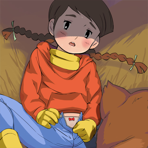 chibimaru (mutsugorou no doubutsu nikki donbe monogatari) drawn by haruyama_kazunori