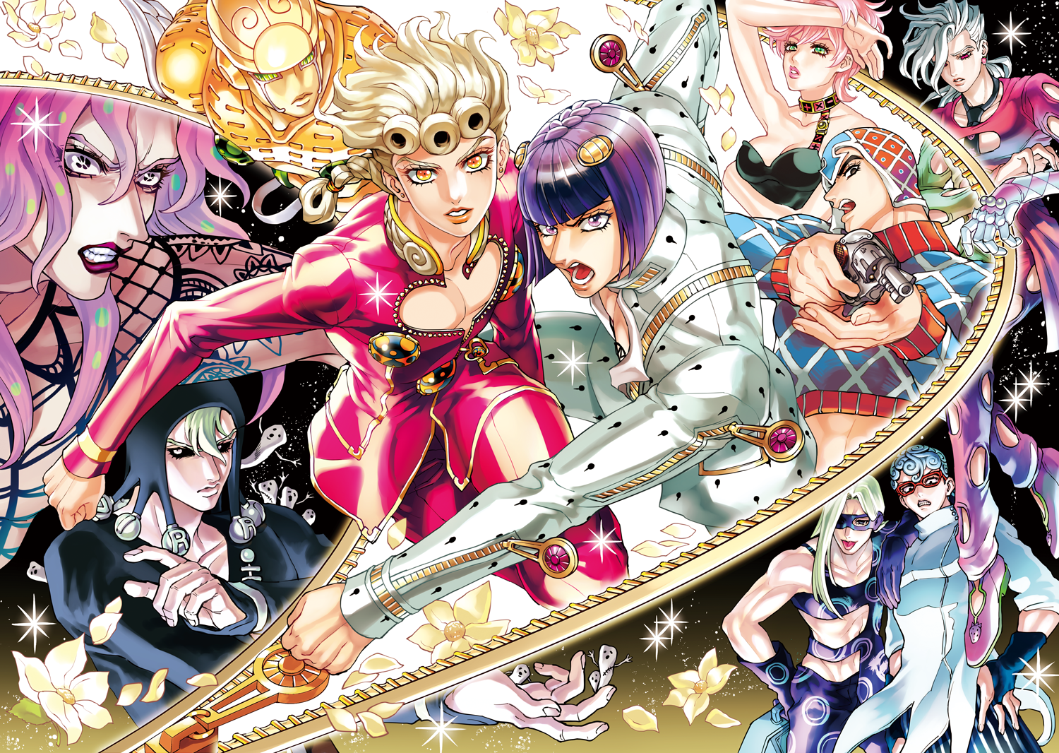 Giorno Giovanna Bruno Buccellati Guido Mista Pannacotta Fugo