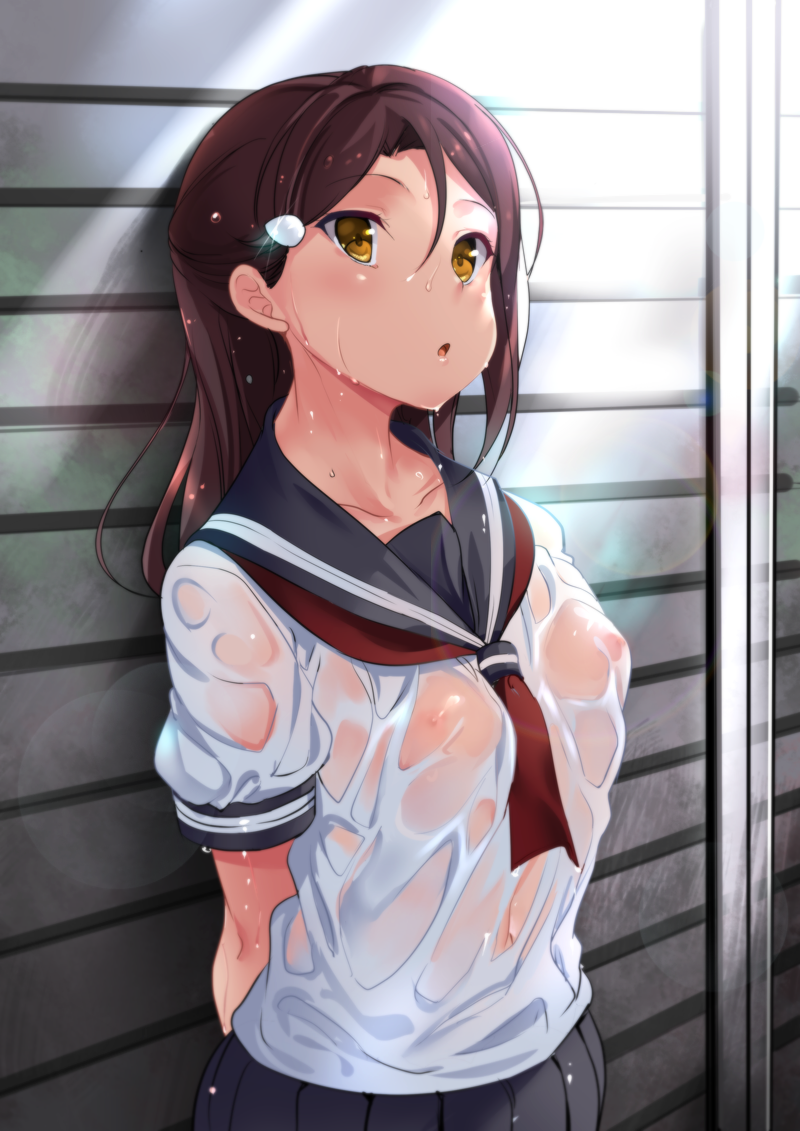 sakurauchi riko (love live! and 1 more) drawn by ajishio