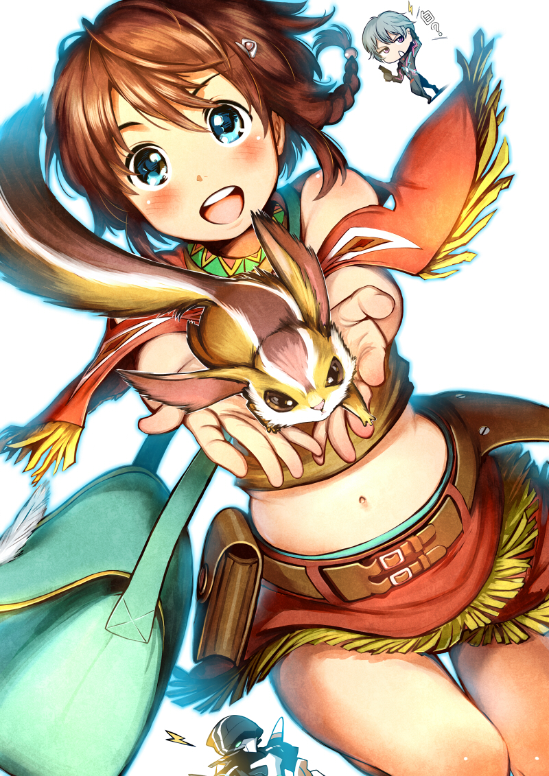 amy, ledo, and chamber (suisei no gargantia) drawn by twinpoo
