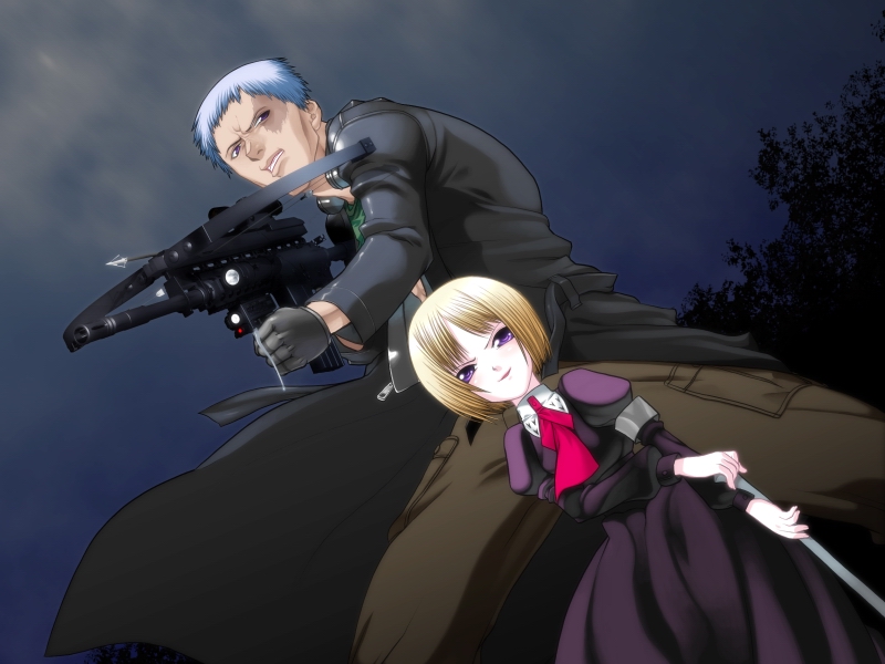 moura and fritz haarmann (vampirdzhija vjedogonia) drawn by chuuou_higashiguchi