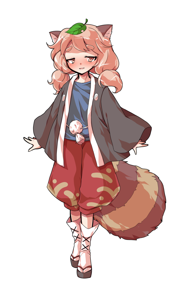 tanuki mob and pigtailed tanuki (touhou) drawn by dairi