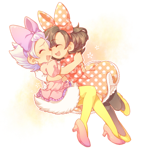 minnie mouse and daisy duck (mickey mouse & friends) drawn by kiri_futoshi