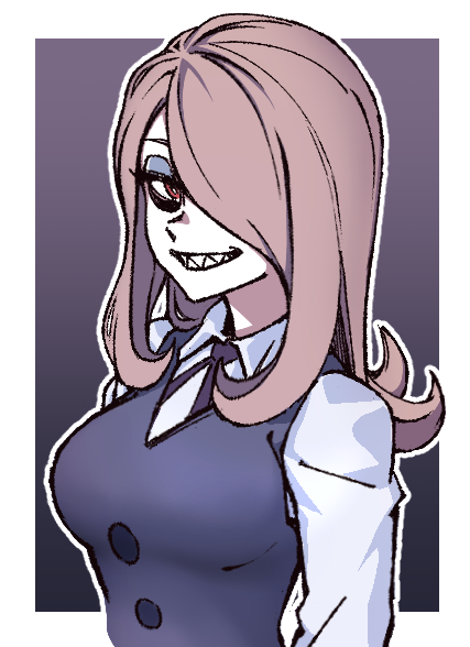 sucy manbavaran (little witch academia) drawn by mori_no_yousei