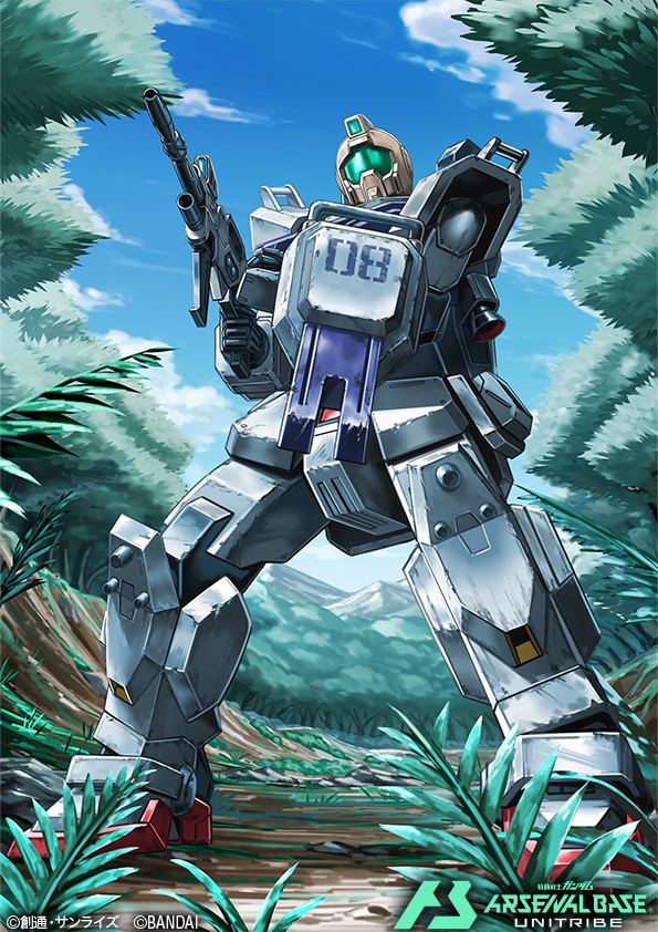 ground gundam and ground gm (gundam and 3 more) drawn by amasaki_yusuke