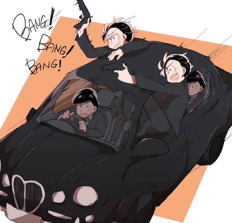 matsuno osomatsu, matsuno ichimatsu, matsuno choromatsu, and matsuno todomatsu (osomatsu and 1 more)