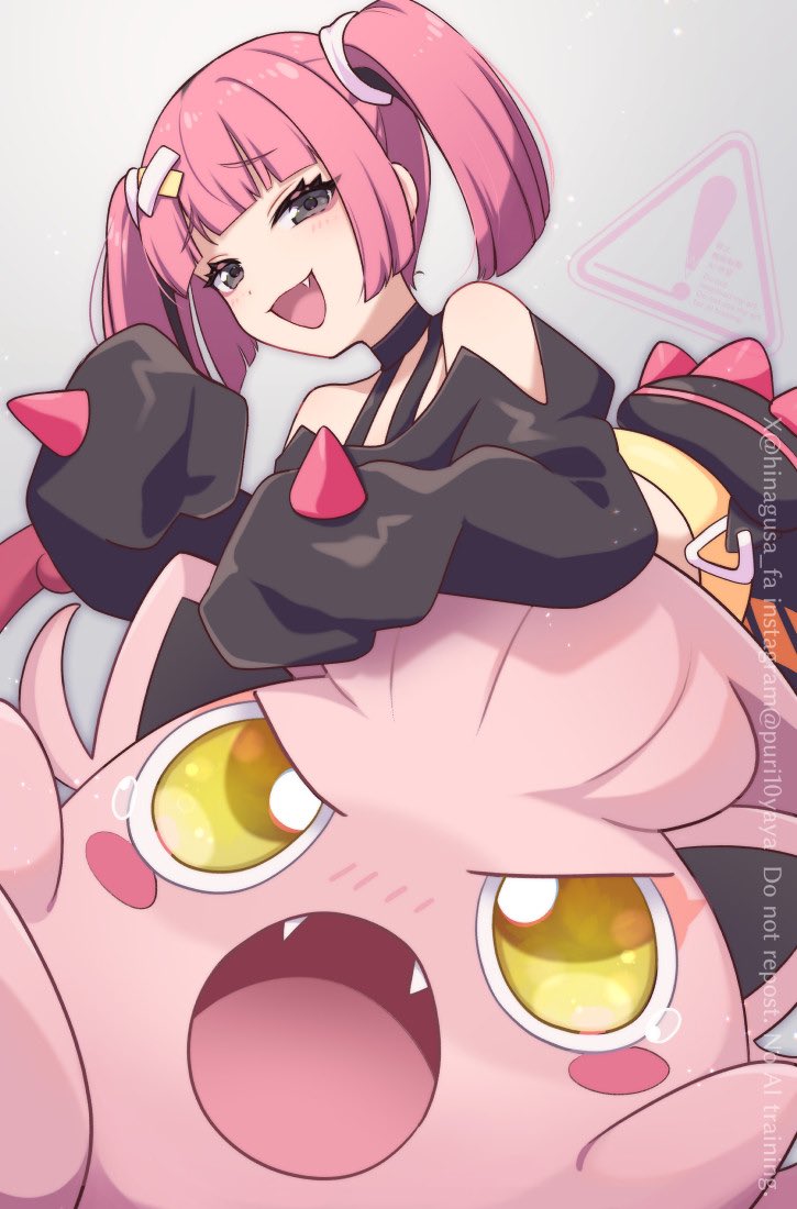 coral and scream tail (pokemon and 1 more) drawn by hinagisa_yaya