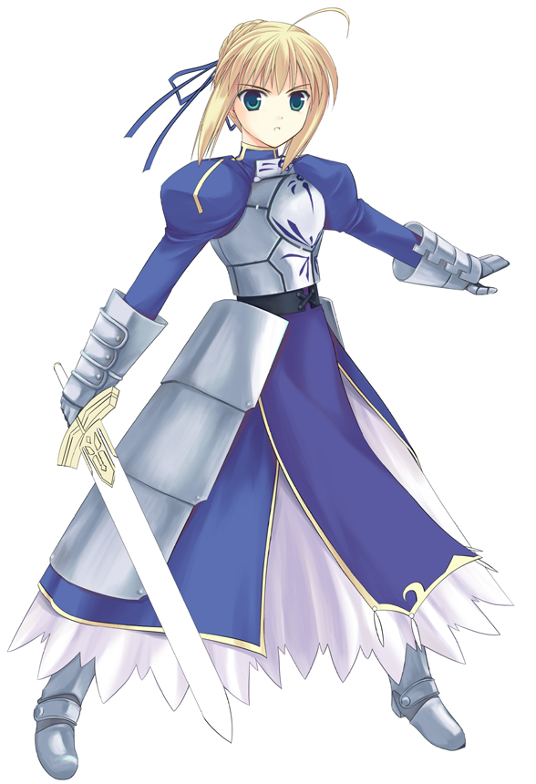 artoria pendragon and saber (fate and 1 more)
