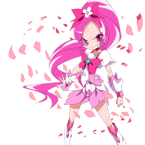 hanasaki tsubomi and cure blossom (precure and 1 more) drawn by takeya_yuuki