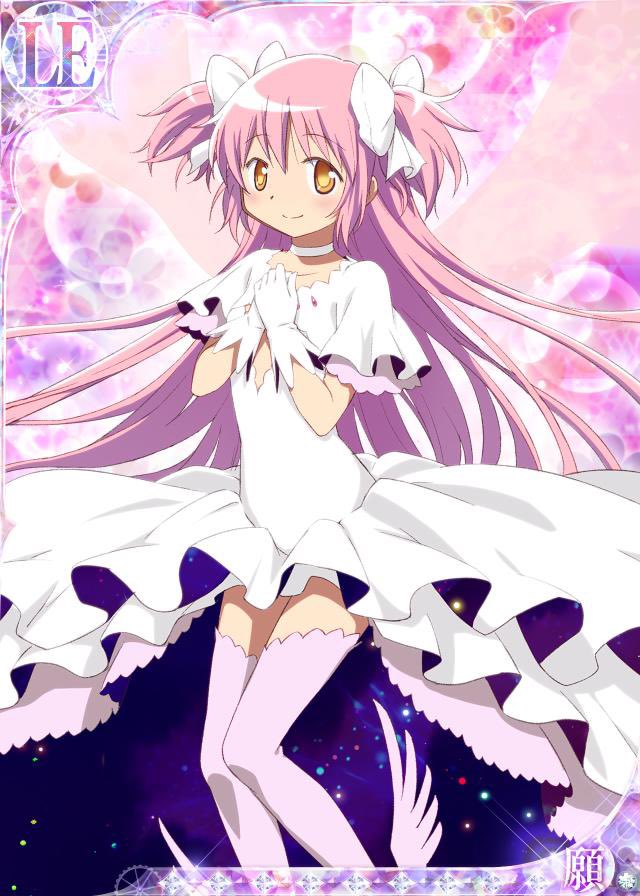 kaname madoka and ultimate madoka (mahou shoujo madoka magica and 1 more)