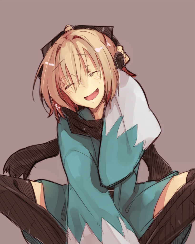 okita souji (fate and 1 more) drawn by hollomaru