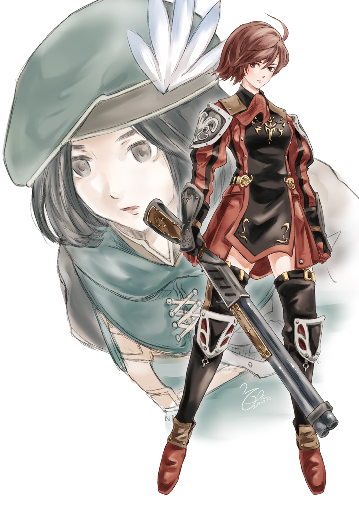 ranger, elivira gogol, and elrica (final fantasy and 1 more) drawn by morere