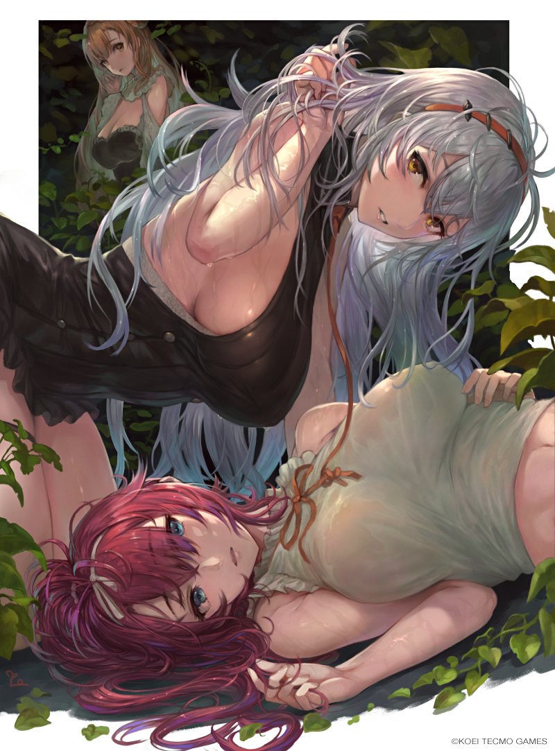 arnas, lyuritis, and alushe anatolia (yoru no nai kuni and 1 more) drawn by yoshiku_(oden-usagi)