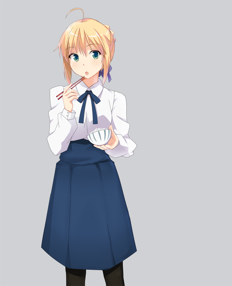 artoria pendragon and saber (fate and 1 more) drawn by futami_shinen