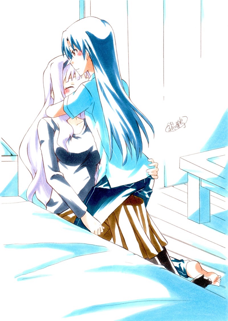 kisaragi chihaya and shijou takane (idolmaster) drawn by ginnoturu