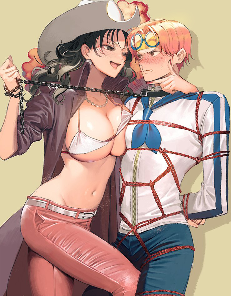 koby and alvida (one piece) drawn by runa_(nori31291404)