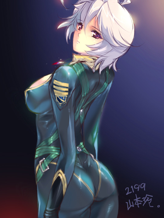 yamamoto akira (uchuu senkan yamato and 1 more) drawn by min-naraken