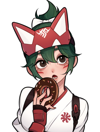 kiriko (overwatch and 1 more) drawn by kita-kun
