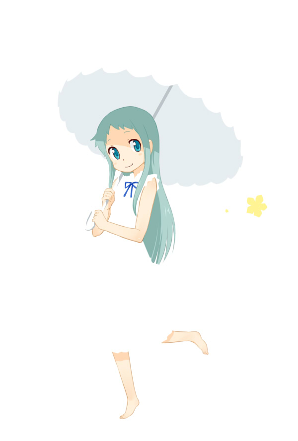 honma meiko (ano hi mita hana no namae wo bokutachi wa mada shiranai.) drawn by nagian