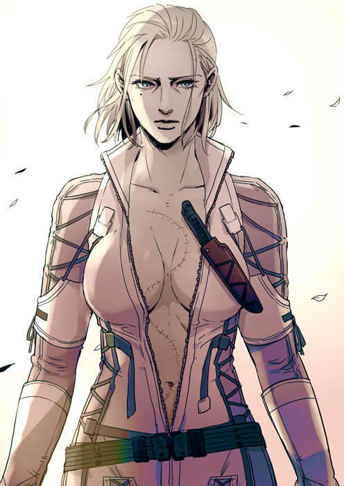 the boss (metal gear and 1 more) drawn by 50yen_(gojiue)