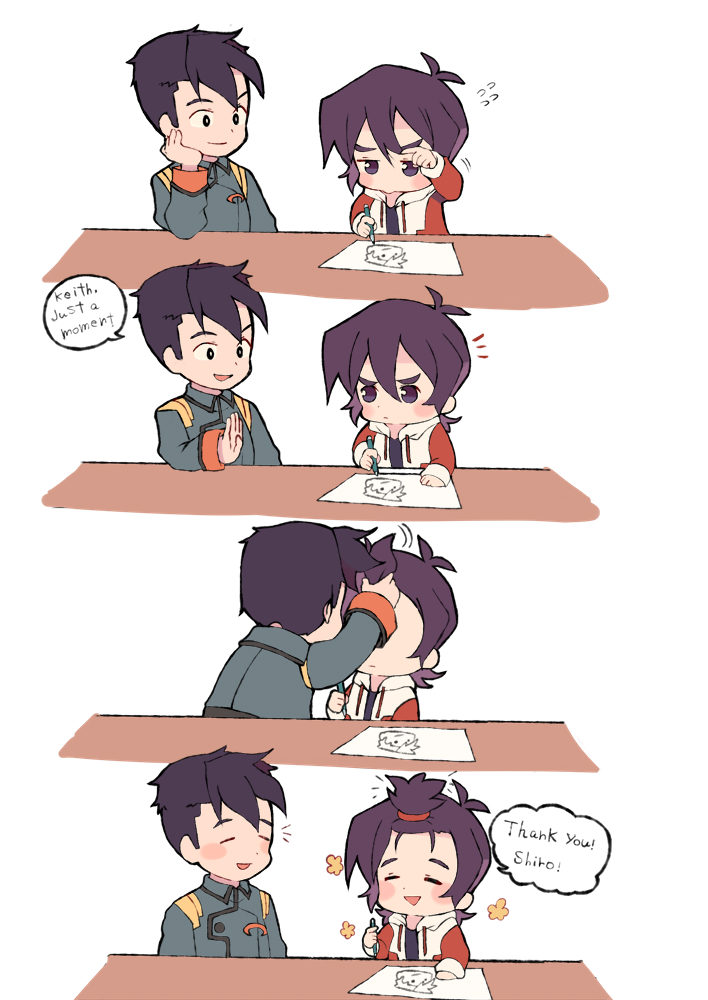 takashi shirogane and keith (voltron and 1 more) drawn by miyata_(lhr)