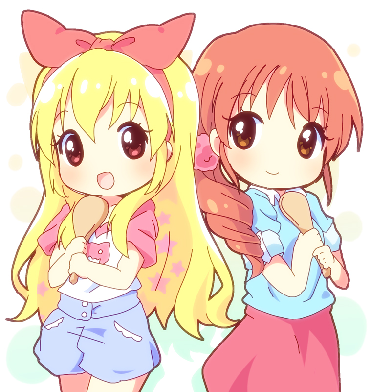 hoshimiya ichigo and hoshimiya ringo (aikatsu!) drawn by mirai_(sugar)
