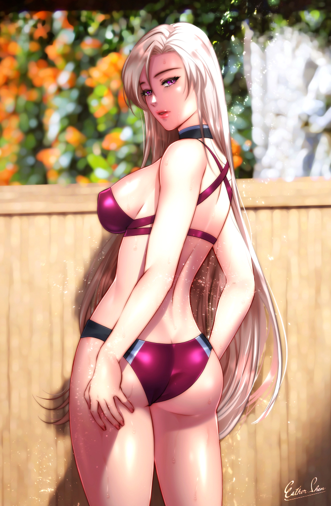 aurelia le guin (eiyuu densetsu and 3 more) drawn by esther_shen