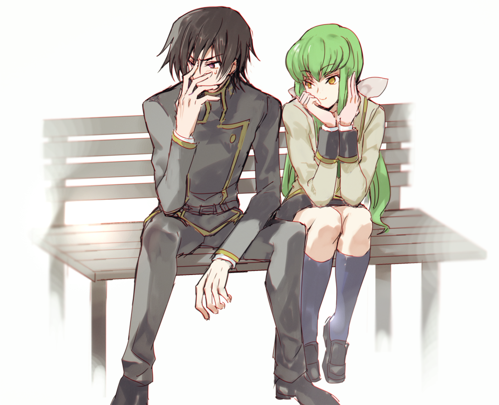 C C And Lelouch Lamperouge Code Geass Drawn By Creayus Danbooru