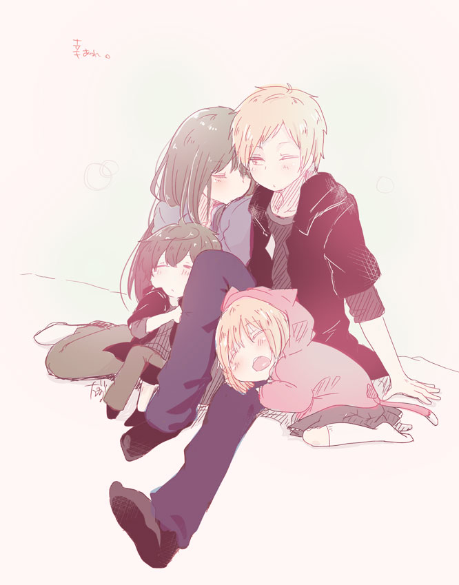kido tsubomi and kano shuuya (kagerou project) drawn by arinoyu