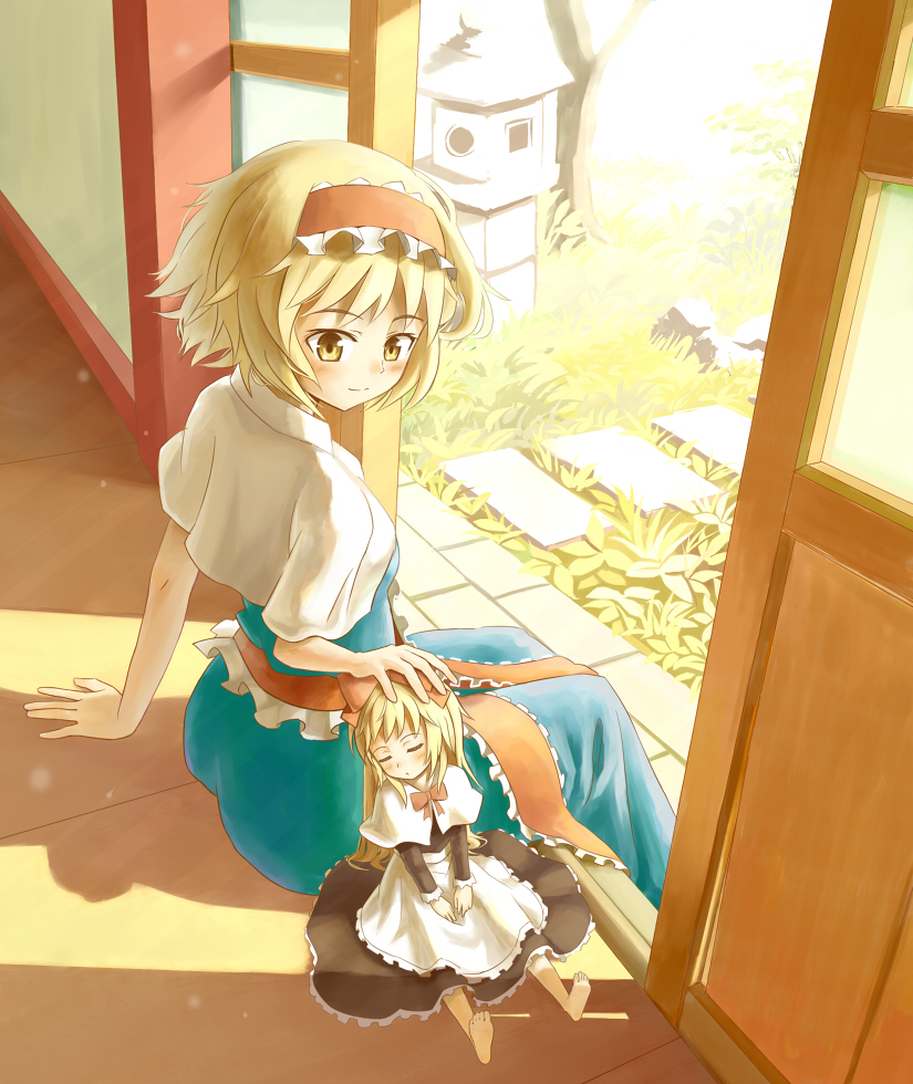 alice margatroid and shanghai doll (touhou) drawn by kashirou_(okasirou)