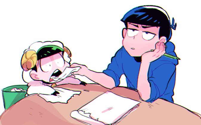 matsuno karamatsu and matsuno choromatsu (osomatsu and 2 more) drawn by nanika_(nnkgh)