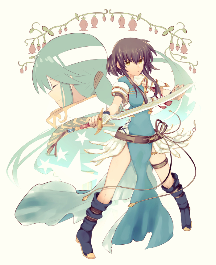 seliph and larcei (fire emblem and 1 more) drawn by midori_ura