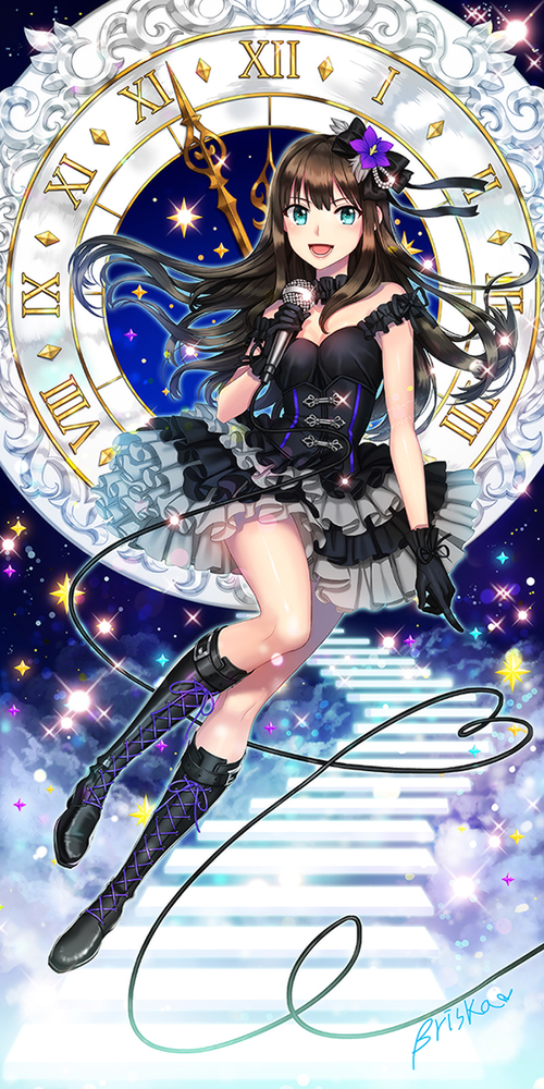 shibuya rin (idolmaster and 1 more) drawn by briska