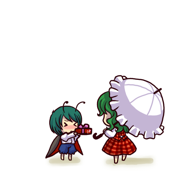kazami yuuka and wriggle nightbug (touhou) drawn by socha