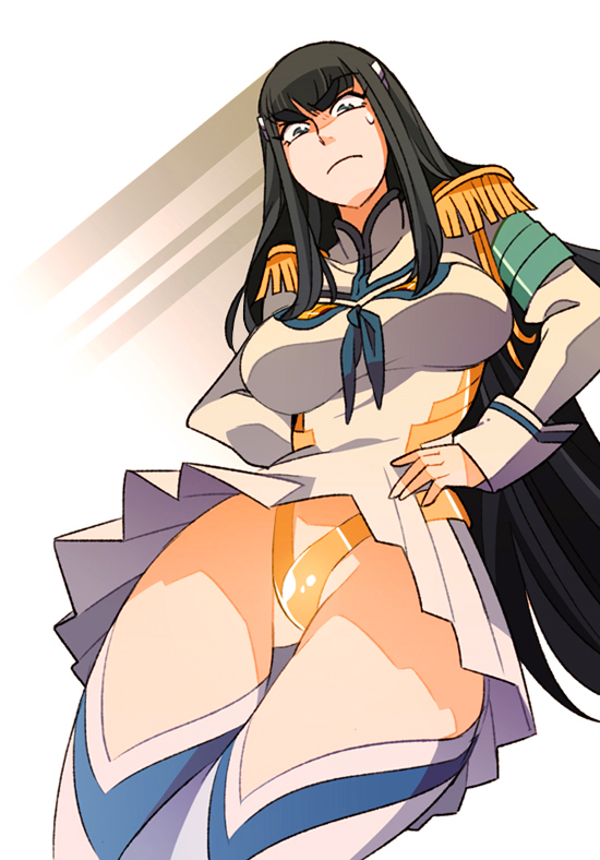 kiryuuin satsuki and junketsu (kill la kill) drawn by tsumuri