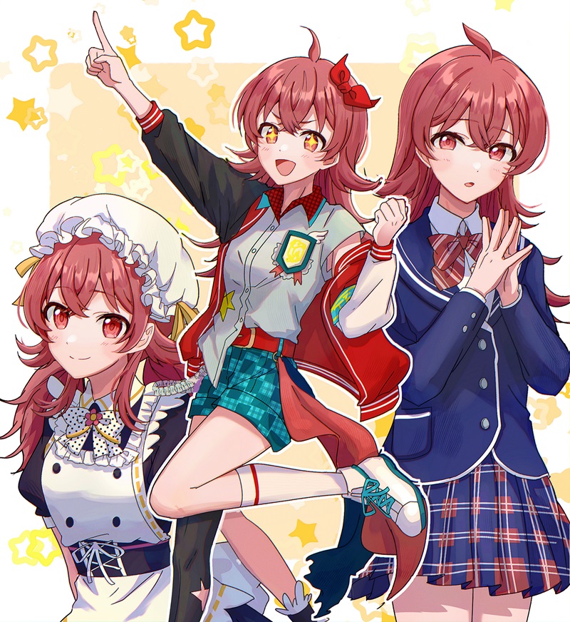 komiya kaho (idolmaster and 1 more) drawn by otakunocamp