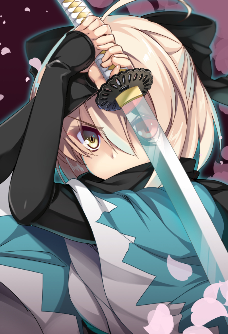 okita souji and oda nobunaga (fate and 1 more) drawn by aria_(koiiroharemoyou)