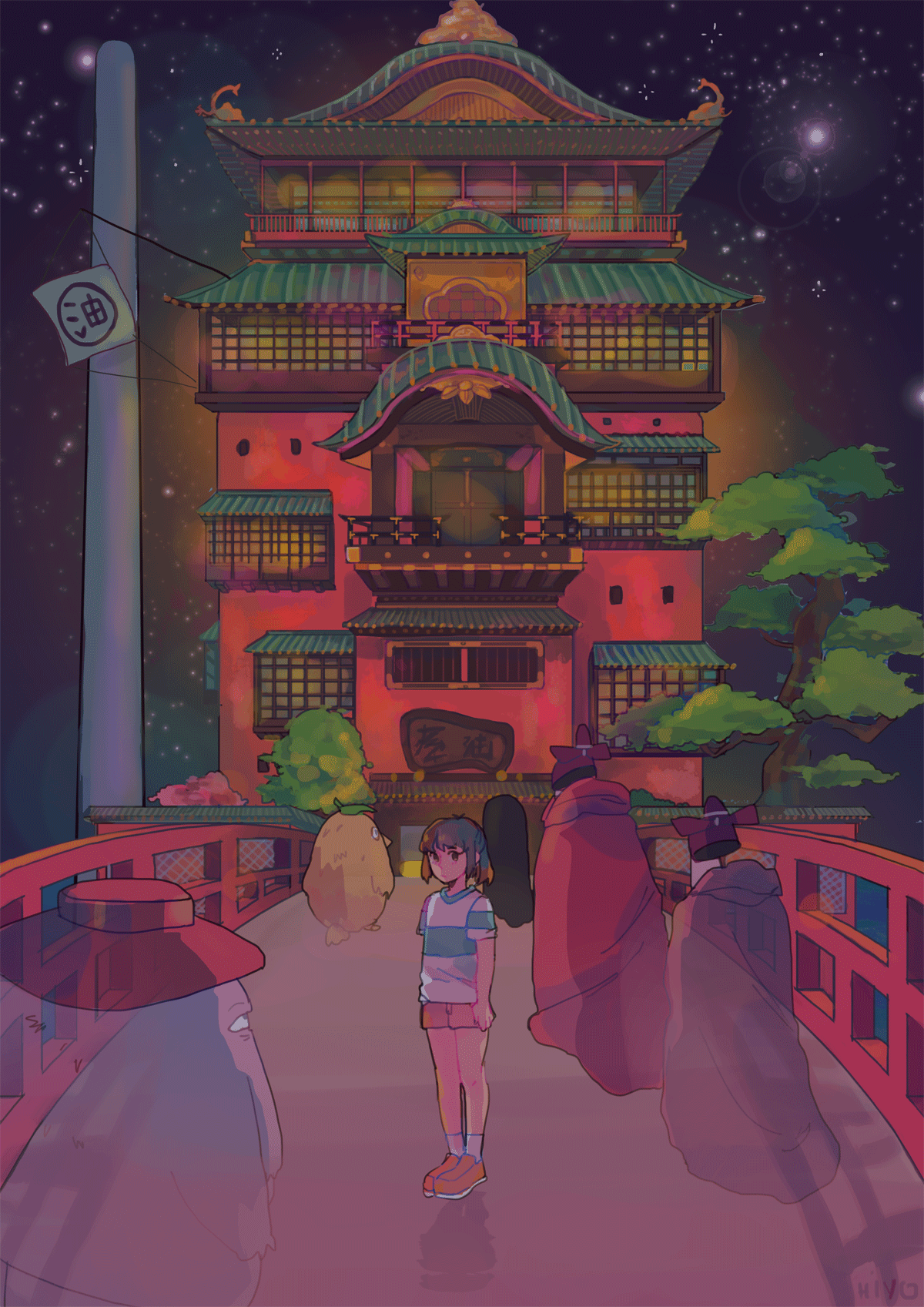 ogino chihiro (sen to chihiro no kamikakushi) drawn by routexx