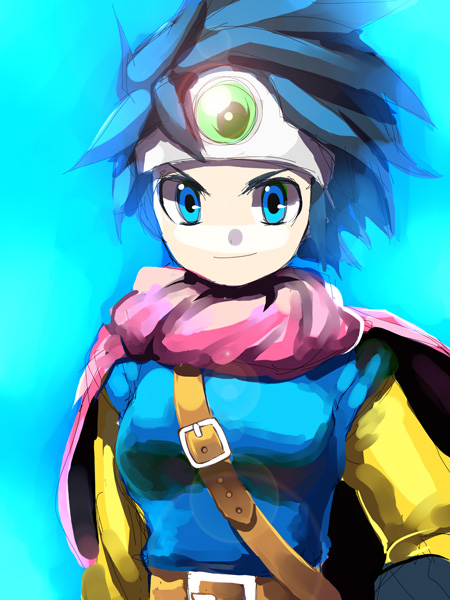 roto and heroine (dragon quest and 1 more) drawn by zakki