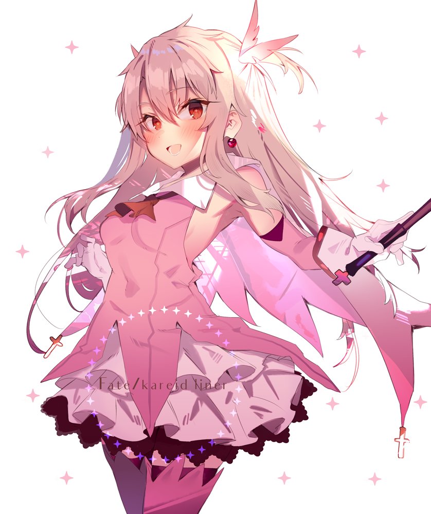 illyasviel von einzbern, prisma illya, and magical ruby (fate and 1 more) drawn by soukou_makura