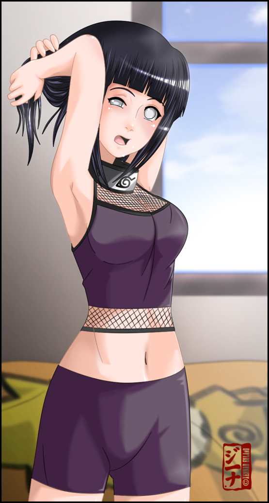 hyuuga hinata (naruto) drawn by dannex009