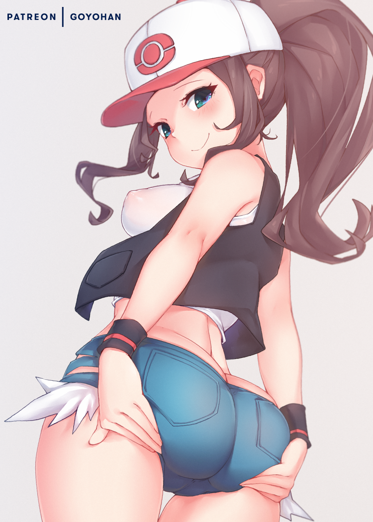 hilda (pokemon and 1 more) drawn by donedone