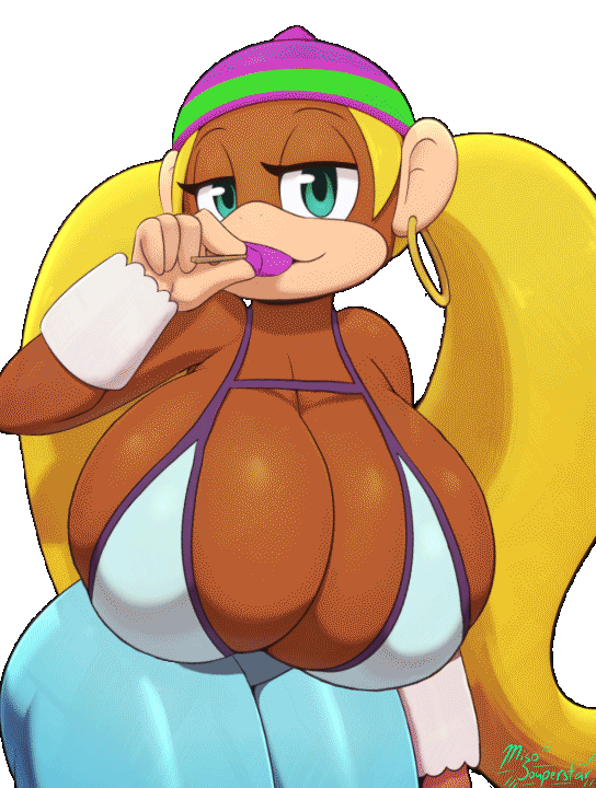 tiny kong (donkey kong and 1 more) drawn by misosouperstar