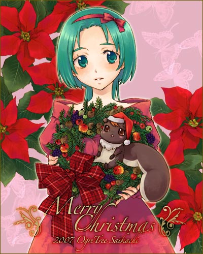 akimoto komachi and nuts (precure and 1 more) drawn by saikachi_(ogre_tree)
