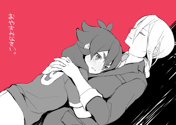 afuro terumi and kishibe taiga (inazuma eleven and 1 more) drawn by tokio_neo