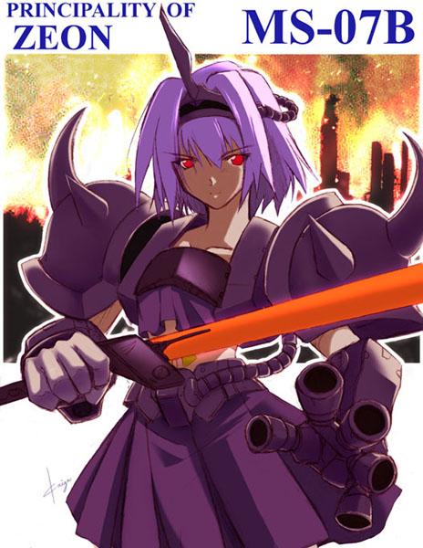 gouf (gundam and 1 more) drawn by kaiga